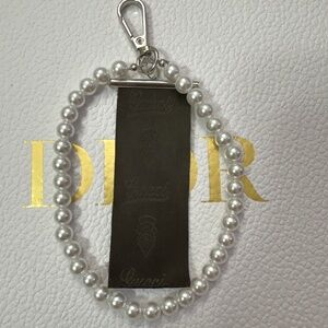 Authentic up-cycled Gucci  keychain/Bagcharm